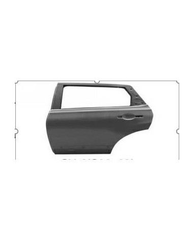 Puerta puerta trasera izquierda para nissan qashqai 2007 en adelante