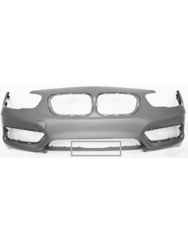 Front bumper with headlight washer traces and PDC and PA for 1 F20-F21 2015 - basis Aftermarket Bumpers and accessories