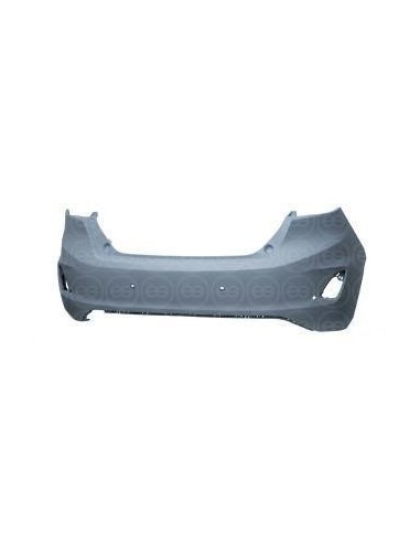 Rear bumper with PDC holes for ford fiesta 2017 onwards Aftermarket Bumpers and accessories