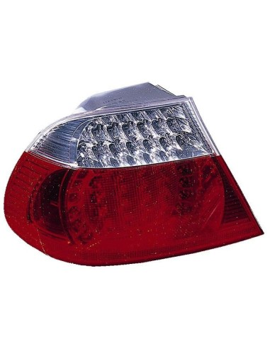 Left taillamp series 3 and46 coupe 2003-2006 outside led red white Aftermarket Lighting