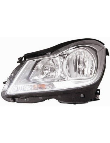 Left headlight for the Mercedes C Class w204 2011 onwards chrome Aftermarket Lighting