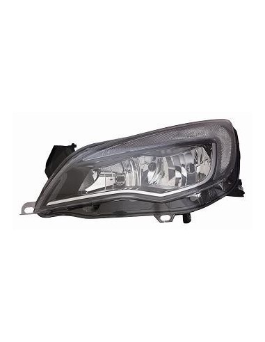 Left headlight astra j 2009 onwards with drl black parable with edge Aftermarket Lighting