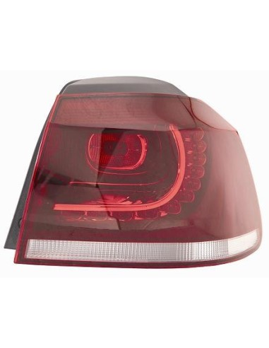 Left taillamp for VW Golf 6 gti 2008-2012 gti-r outside red led Aftermarket Lighting