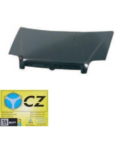 Front hood to Fiat Doblo 2000 to 2005 Aftermarket Plates