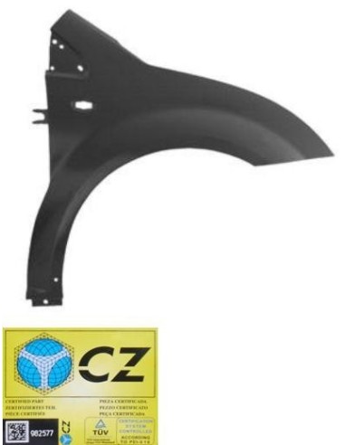 Guardabarros aleta delantero derecha citroen c2 vtr/vts 2003 en adelante Aftermarket Chapas