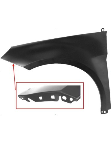 Left front fender for Mercedes Class B W245 2005 to 2011 Aftermarket Plates