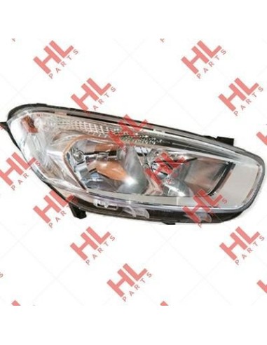 Headlight right front headlight for Tourneo Courier 2013 onwards black bezel Aftermarket Lighting