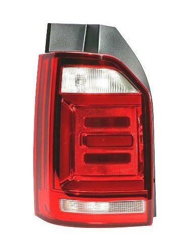 Right taillamp Bianco-Rosso Led for Vw Transport T6 2015 - 1 Door Aftermarket Lighting