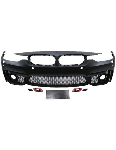 Front bumper and headlight washer PDC for Series 3 F80 M3 2011- 4 F32-F34 M4 2013- Aftermarket Bumpers and accessories