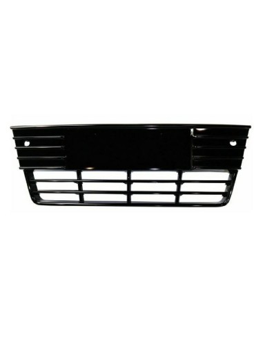 Front Grille Central Polished Black With Sens for Focus 2011 to 2014 - Aftermarket Bumpers and accessories