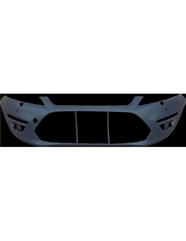 Front bumper primer with headlight washer Drl Sensors for Ford Mondeo 2010 to 2014 Aftermarket Bumpers and accessories