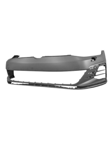 Front bumper primer with headlight washer holes for VW Golf 7 Gti-Gtd 2017 onwards Aftermarket Bumpers and accessories