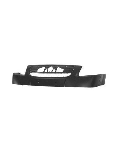 The front bumper upper c2 2003 onwards black Aftermarket Bumpers and accessories