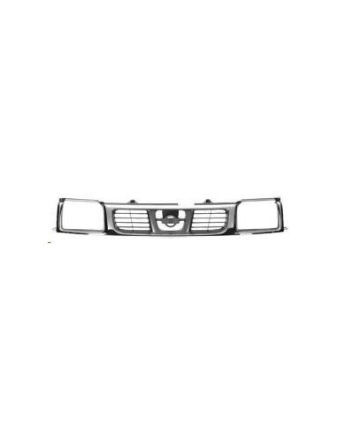 Grille screen for Nissan king cab navara 1997 to 2001 chromed and gray Aftermarket Bumpers and accessories