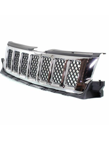 Front Bezel for Jeep Grand Cherokee 2010- Chrome black and limited overland Aftermarket Bumpers and accessories