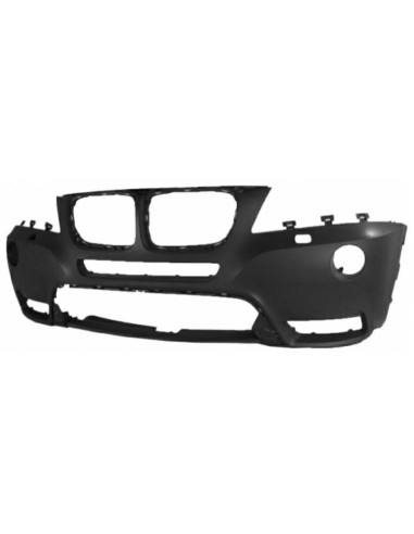Front bumper for BMW X3 f25 2010 2013 with headlight washer holes Aftermarket Bumpers and accessories