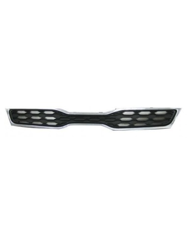 Bezel front grille Kia Rio 2011 onwards with chrome bezel Aftermarket Bumpers and accessories