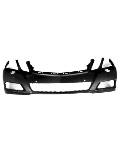 Front bumper class and W212 2009- elegance with headlight washer holes and sensors park Aftermarket Bumpers and accessories