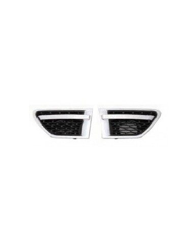 Grid Kit front wing. Range Rover Sport 2010-2012 black chrome and chrome Aftermarket Bumpers and accessories