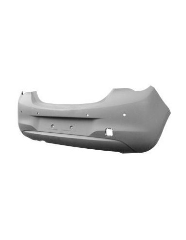 Rear bumper for Opel Corsa and 2014 onwards with 4 holes sensors park Aftermarket Bumpers and accessories