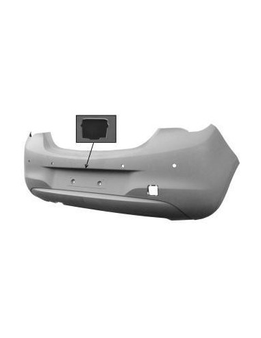 Paraurti posteriore per opel corsa e 2014 in poi con 4 fori sensori park+camera Aftermarket Paraurti ed accessori