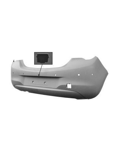 Paraurti posteriore per opel corsa e 2014 in poi con 6 fori sensori park+camera Aftermarket Paraurti ed accessori