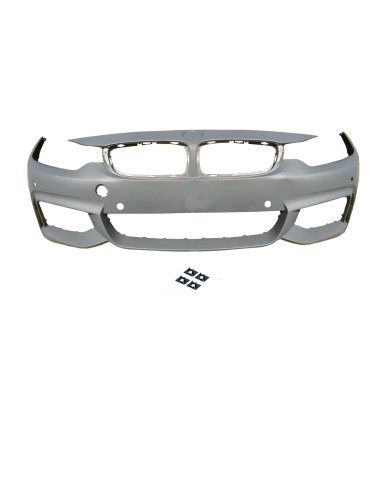 Front bumper for 4 F32 F33 F36 2013- holes sensors and camera M-tech Aftermarket Bumpers and accessories