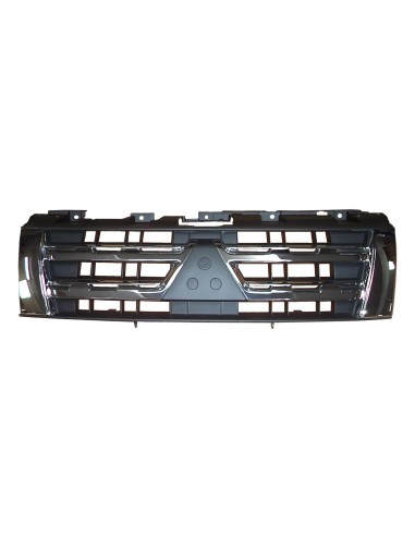 Bezel front grille Mitsubishi Pajero 2012 onwards chrome black Aftermarket Bumpers and accessories