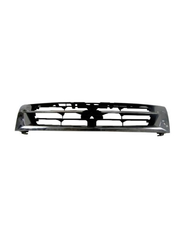 Grille screen chrome front for Mitsubishi Pajero 2001 to 2002 Aftermarket Bumpers and accessories