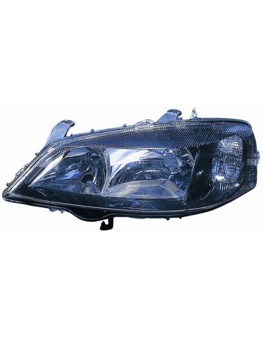 Headlight left front headlight for Opel Astra g 2001 to 2004 black Aftermarket Lighting