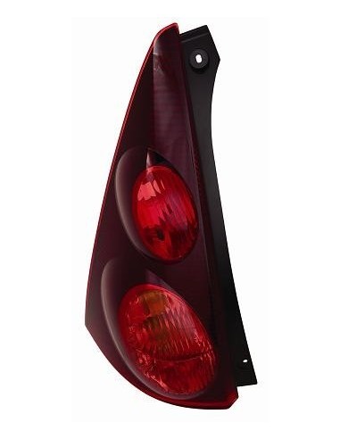 Fanale faro posteriore destro per peugeot 107 2012 in poi corpo nero Aftermarket Illuminazione