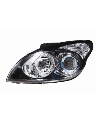 Faro proiettore anteriore destro per hyundai i30 2007 al 2012 nero Aftermarket Illuminazione