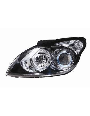 Headlight right front hyundai i30 2007 to 2012 black Aftermarket Lighting
