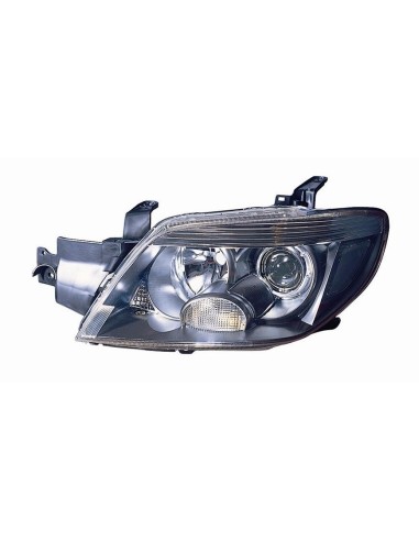 Faro proiettore anteriore sinistro per mitsubishi outlander 2003 al 2006 nero Aftermarket Illuminazione