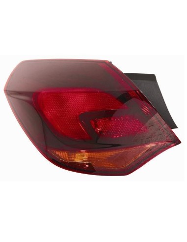 Right taillamp astra j 2009 onwards outside 5 ports dark red Aftermarket Lighting