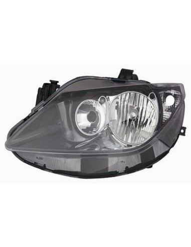 Headlight right front headlight for Seat Ibiza 2008 to 2011 h7/H7 black Aftermarket Lighting