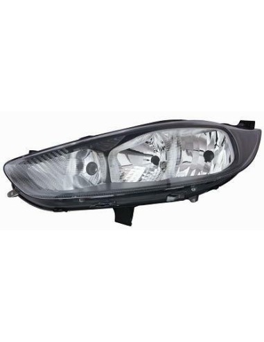 Faro luz proyector delantera derecha Ford Fiesta 2013 en más halógeno eco negro