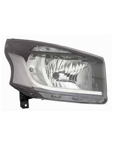 Headlight right front renault trafic 2014 onwards black Aftermarket Lighting