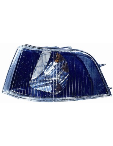 Freccia fanale anteriore sinistro per volvo v40 s40 2000 al 2002 crystal nero Aftermarket Illuminazione