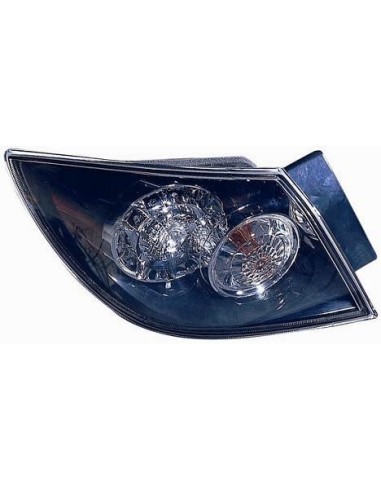 Fanale arrière gauche pour mazda 3 2003 2008 5 portes extérieur led crystal