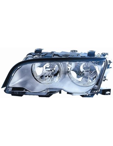 Left headlight for BMW 3 Series E46 coupe 2001 to 2003 chrome Aftermarket Lighting