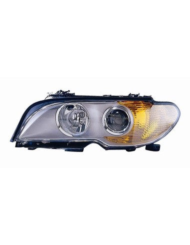 Left headlight for BMW 3 Series E46 coupe 2003 to 2006 chrome fr Aftermarket Lighting