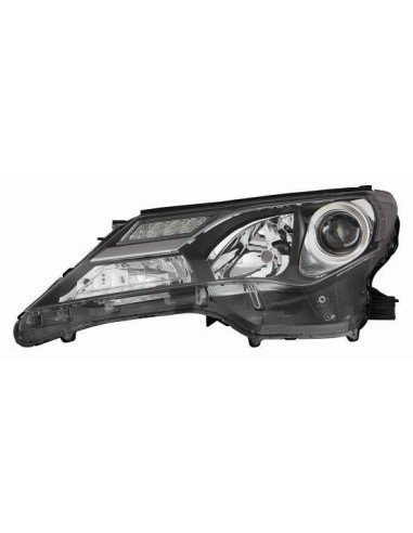 Headlight left front headlight for Toyota RAV 4 2013 to 2015 black led Aftermarket Lighting