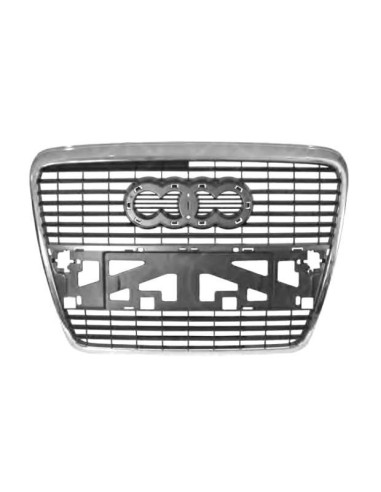 Bezel front grille chrome front and black for AUDI A6 2004-2008 Aftermarket Bumpers and accessories