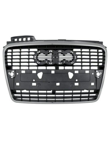 Bezel front grille chrome front and black for AUDI A4 2004-2007 Aftermarket Bumpers and accessories