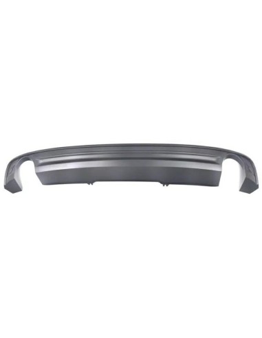 Spoiler rear bumper double exhaust gray paint for AUDI A4 2015-S-line Aftermarket Bumpers and accessories