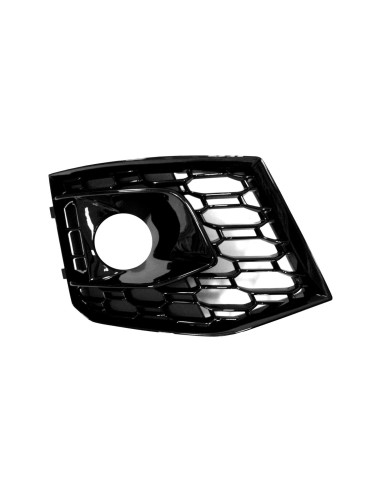 Grid Right Bumper with hole shiny black for AUDI A5 2016- model RS5 Aftermarket Bumpers and accessories