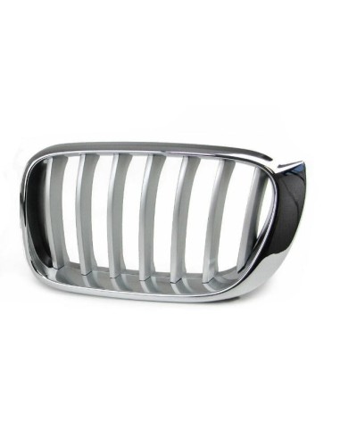 Front Grille left gray chrome for x4 f26 onwards x3 f25 2014 onwards Aftermarket Bumpers and accessories