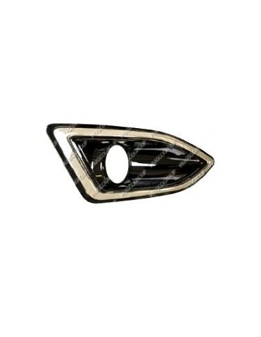 Rejilla parachoques delantero derecha con orificio y marco cromata para Ford edge 2016-