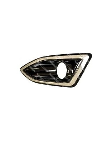Rejilla parachoques izquierda con foro y marco cromata para Ford edge 2016-